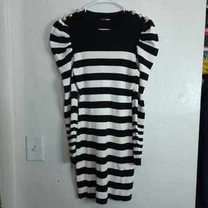 Fashion Nova Highway To Heaven Striped Mini Dress
